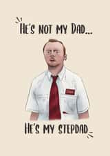 Funny Shaun of the Dead Stepdad card. created by GScribbles