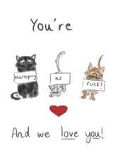 Fun Just Because Card - You're Neurospicy - We Love You created by Kathryn Doodle Player
