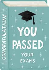 Classic Exams Card - You Passed - Book created by Silky Rose Design