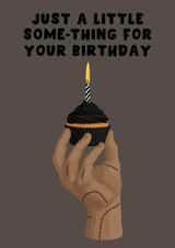 Fun Birthday Card - Wednesday Addams - Thing - Cupcake created by Pink Peach Cards