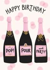 Classic Birthday Card - For Her - Pop! Pour And Party created by Jo Podmore