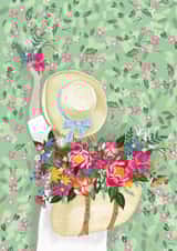 Pretty Birthday/Love & Friendship Card - For Her - Flowers created by Lara Waghorn