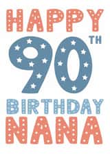 Classic Birthday Card - 60th - Nana created by Mint Maker Studio