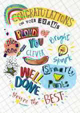 Classic Exams Card - Proud Of You - Sketches created by Orchard Design House