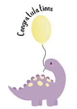Congratulations Dinosaur Card created by Philippa Kemp