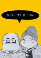Cheeky Anniversary Card - Marriage Isn't For Everyone created by Aimee Herbert
