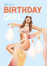 Pretty Birthday Card - Taylor Swift - Life of a Showgirl created by URGHH Card Co.