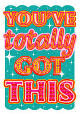 Bright Bold Brilliant Empowering Good Luck and Well Wishes created by Daisy Cann