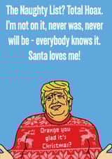 Funny Trump Christmas Card - Make Christmas Grate Again created by Patrick