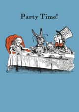 Classic Birthday Card - Alice in Wonderland - Tea Party created by Hype Associates