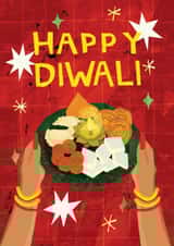 Arty Faith Card - Diwali - Plate Of Sweets created by The Playful Indian