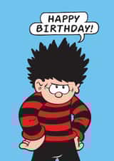 Fun Birthday Card - Beano - Dennis The Menace created by Hype Associates