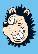 Fun Birthday Card - Gnasher - Beano created by Hype Associates