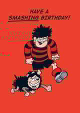 Fun Birthday Card - Dennis the Menace - Beano created by Hype Associates