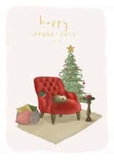 Cute Christmas Card - Hygge-Days - Hedgehog created by Beth Goodwin