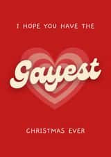Funny Christmas Card - Gayest Christmas Ever created by Sundiva Designs