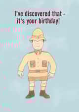 Fun Birthday Card - Mr Benn - Birthday Discovery created by Hype Associates