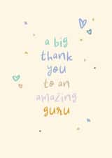 Classic Thank You Card - Amazing Guru - Buddhism created by Rebecca Prinn