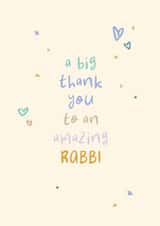 Classic Thank You Card - Amazing Rabbi created by Rebecca Prinn