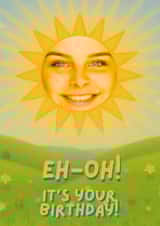 Cute teletubbies sun baby card - Eh-Oh! It's your birthday created by Alfie Calas