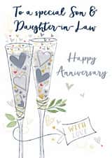 Traditional Anniversary Card - Son And Daughter In Law created by Katie Phythian Design