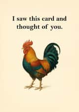 Funny Rude Birthday Card – Big Cock Illustration - Cheeky Adult Humour created by FUNTZ