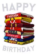 Classic Birthday Card - Arsenal - Football Shirts created by Pedges Houseboat