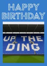 A Birthday Card for any Reading Football Club fan - Up the Ding! created by Up the Ding!