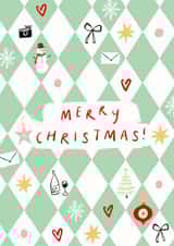 Cute Christmas Card - Festive Illustrations created by Lauren Barclay