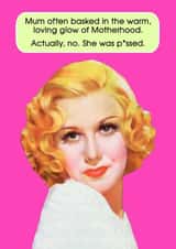 Funny Mothers Day Card - Motherhood - Birthday Card For Mum created by Go La La!