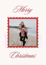 Personalised Christmas Photo Card created by Carrie ONeal - Classic Christmas Card – Elegant Script