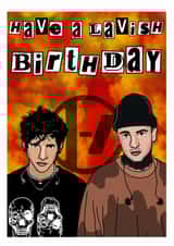 Twenty One Pilots - Have a Lavish Birthday Card created by Mollys Wrld Of Art