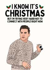 Funny Christmas Card - David Rose - Schitt's Creek created by Sundiva Designs