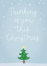 Thinking of you this Christmas created by Sweetpea Print Design