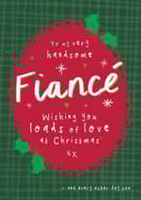 Heartfelt Christmas Card - For Fiancé - Wishing You Loads Of Love At Christmas created by Bow & Bell