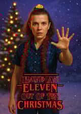 Fun Christmas Card - Eleven - Stranger Things created by ShortRound888