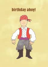 Cute Birthday Card - Mr Benn - Pirate created by Hype Associates