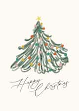 Classic Christmas Card - Vintage Tree created by Erika Firm