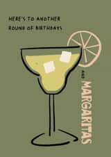 Classic Birthday Card - Another Year, Another Margarita created by Ms Sera Dillon