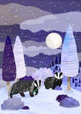 Badger's Christmas created by Madeleine Groves