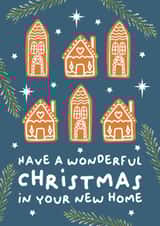 Classic Christmas Card - New Home - Gingerbread created by Stuck Shop Gifts