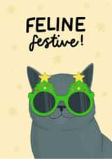 Feline Festive Christmas Card created by StudioLazy