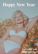 Pretty New Year Face Swap Card - 2026 - Vintage Style created by Tiffany Rodriguez