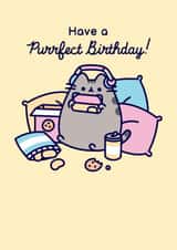 Cute Birthday Card - Pusheen - Gaming created by Hype Cards