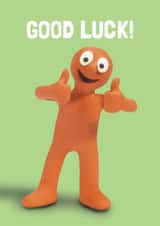 Cute Good Luck Card - Morph - Thumbs Up created by Hype Cards
