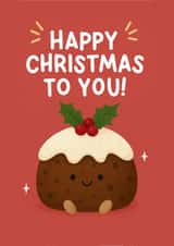 Cute Christmas Card - Jellycat - Pudding created by AcuteDesign