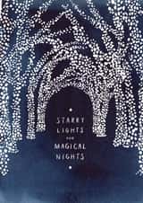 Pretty Christmas Card - Starry Lights And Magical Nights created by Ohh Deer
