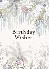 Pretty Birthday Card – Watercolour Florals created by Ohh Deer