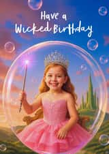 Cute Birthday Card - Wicked - Glinda created by Woody's Design