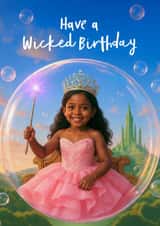 Cute Birthday Card - Glinda - Wicked created by Woody's Design